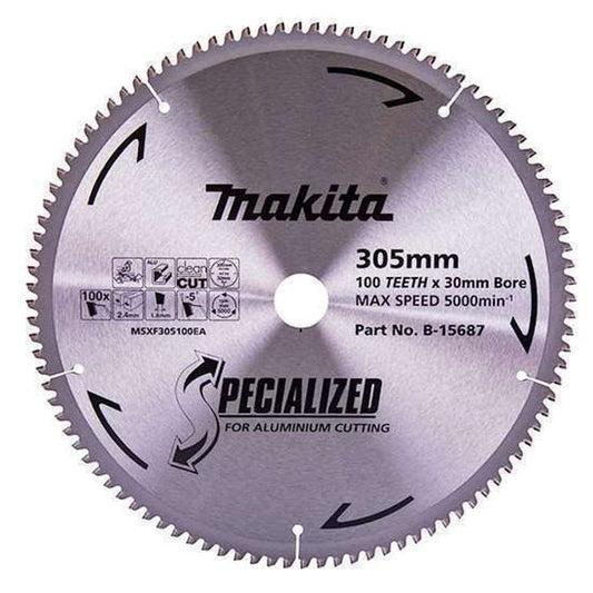 Makita Mitre Saw Blade for Aluminium 305mm x 100T