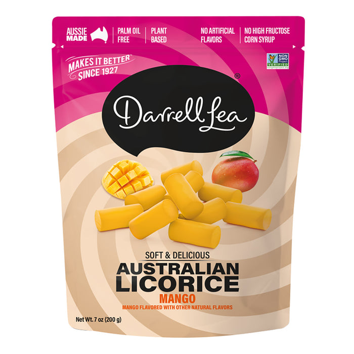 Mango Darrell Lea Soft Eating Licorice - 8ct