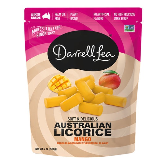 Mango Darrell Lea Soft Eating Licorice - 8ct