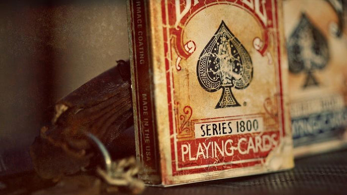 Marked Vintage 1800 Deck (Red) Playing Cards by Ellusionist