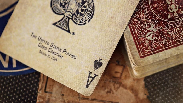 Marked Vintage 1800 Deck (Red) Playing Cards by Ellusionist