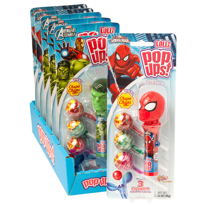 Marvel Avengers Lolli Pop-Ups Toys - 6ct