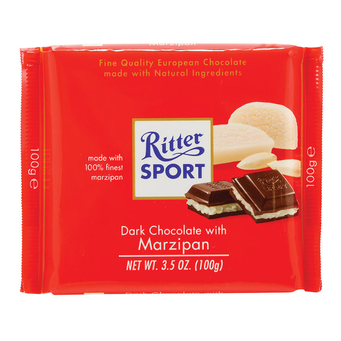 Marzipan Ritter Sport Dark Chocolate - 12ct
