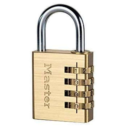 Master Padlock 40mm Steel Shackle Reset Table Combination