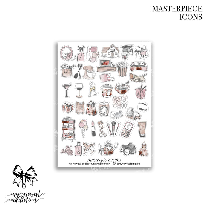 Icon Sampler - Premium Matte // NOT FOILED