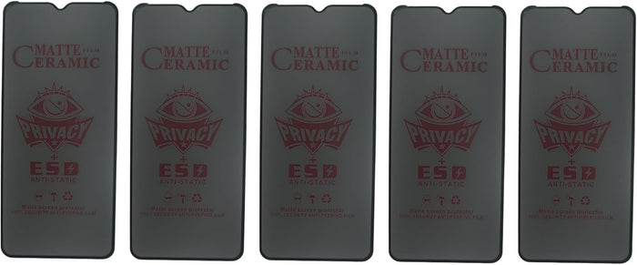 Matte ceramic privacy screen protectors.