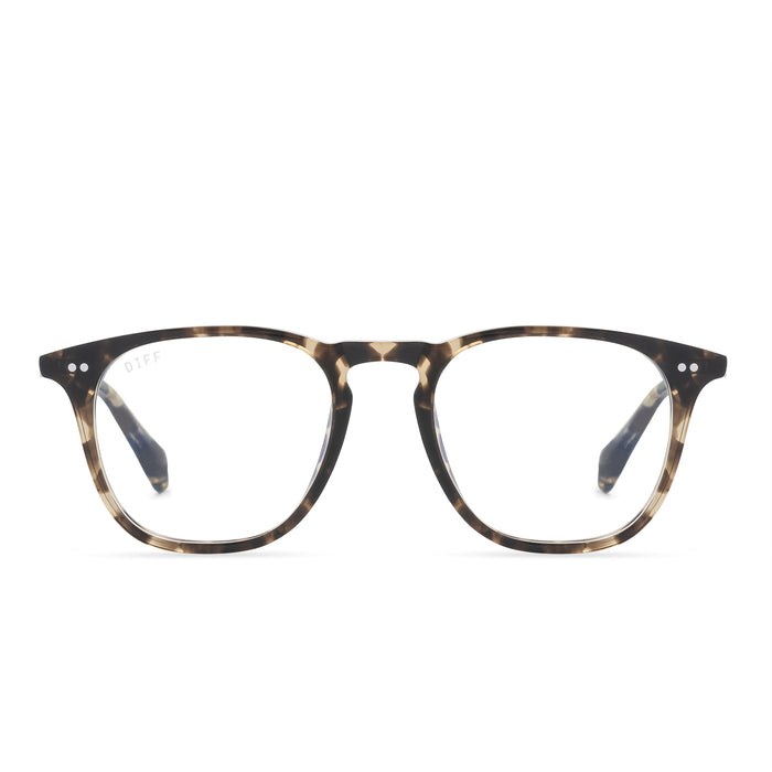 MAXWELL - ESPRESSO TORTOISE + BLUE LIGHT TECHNOLOGY Front