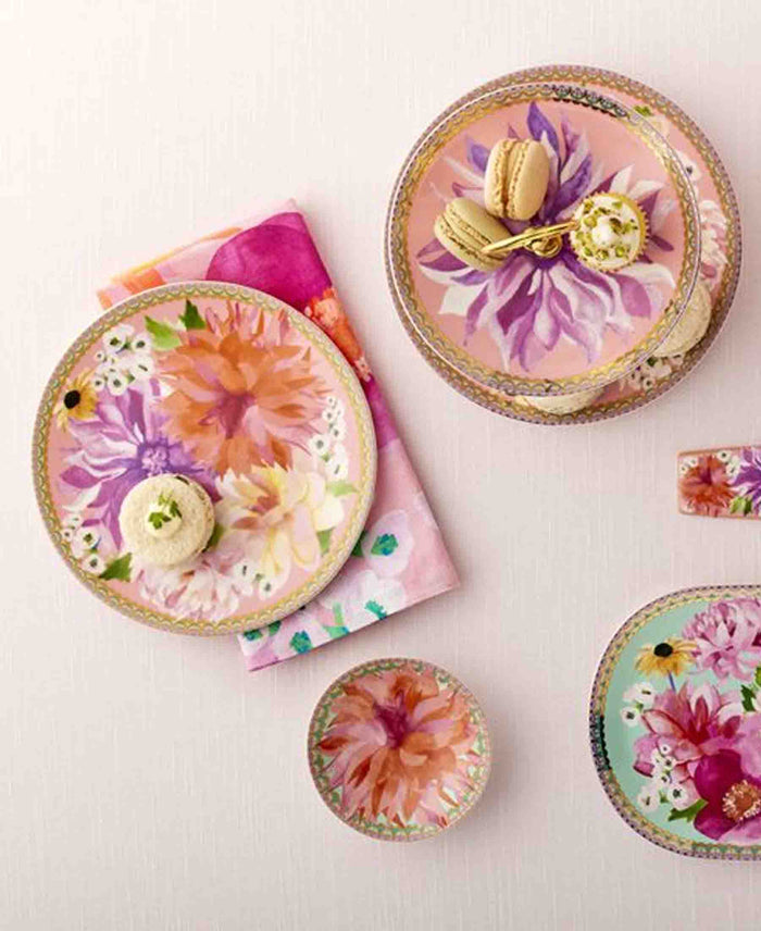 Maxwell & Williams T's & C's Dahlia Daze Dish 10cm Sky Gift Boxed