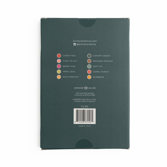 Meadow & Vine Set of 10 Calliograph Pens - Archer and Olive