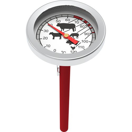 Meat roasting & cooking thermometer |  0°C +120°C | Universal Stainless Steel Oven Meat Thermometer