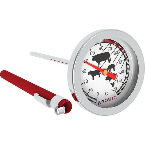 Meat roasting & cooking thermometer |  0°C +120°C | Universal Stainless Steel Oven Meat Thermometer
