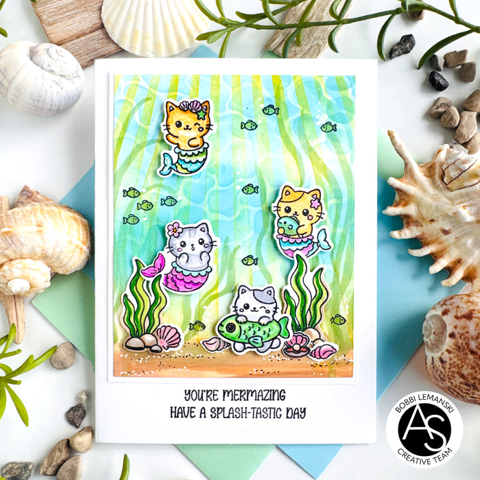 Mermaid Kitties Stamp Set