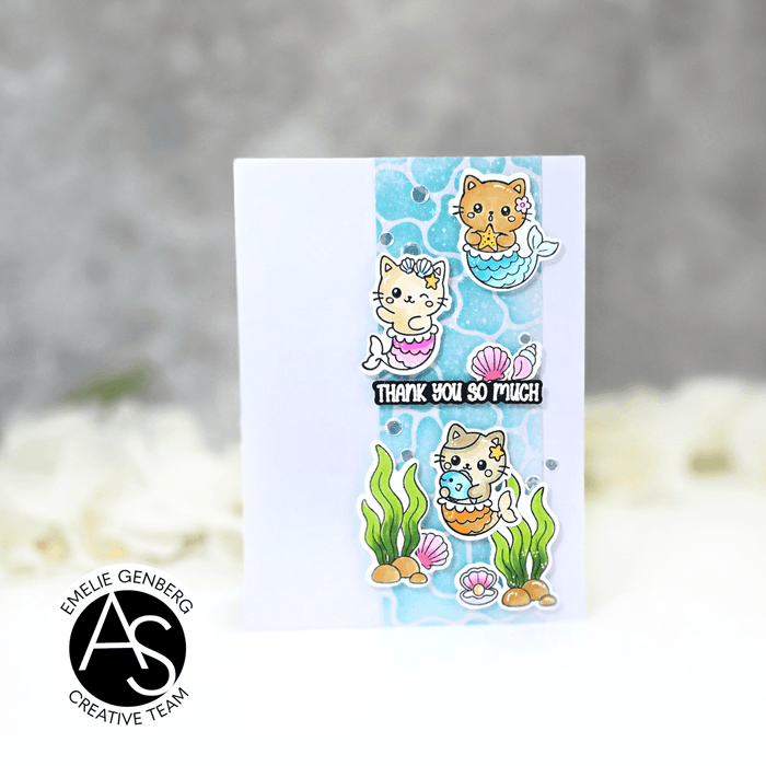 Mermaid Kitties Stamp Set