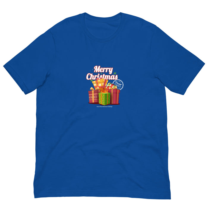 Merry Christmas Gift Virtual Races Unisex t-shirt
