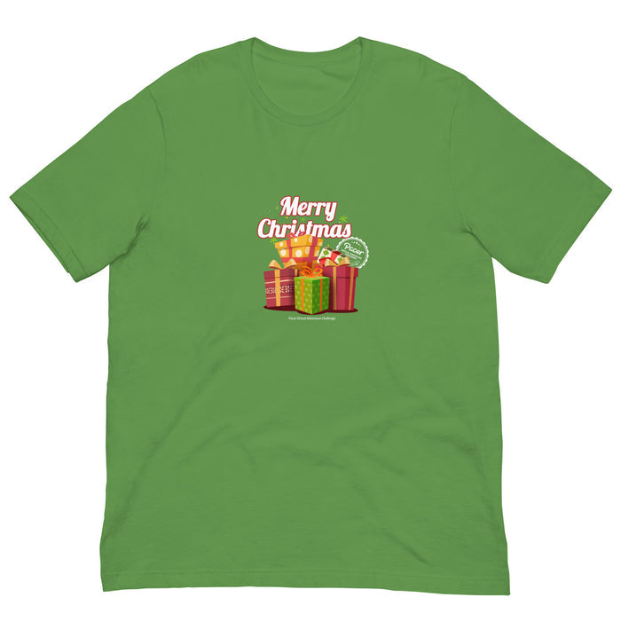 Merry Christmas Gift Virtual Races Unisex t-shirt