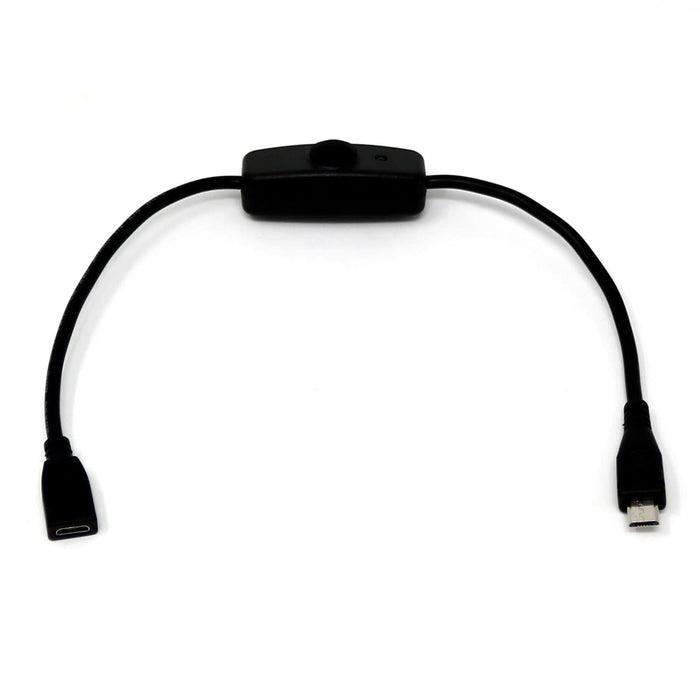 Micro-USB Cable with On/Off Switch by The Pi Hut - The Pi Hut