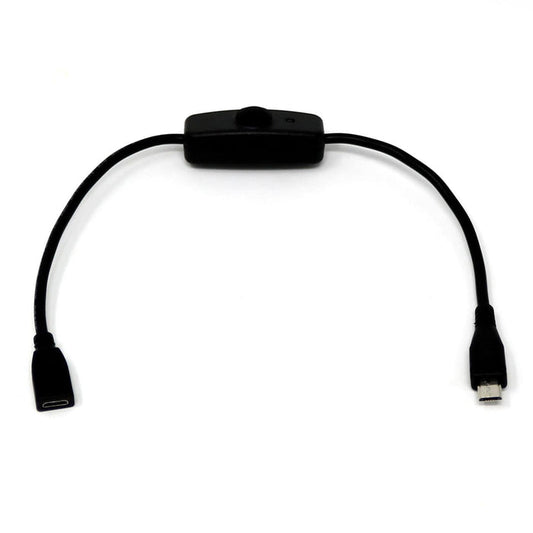 Micro-USB Cable with On/Off Switch by The Pi Hut - The Pi Hut