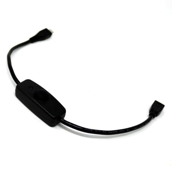 Micro-USB Cable with On/Off Switch by The Pi Hut - The Pi Hut
