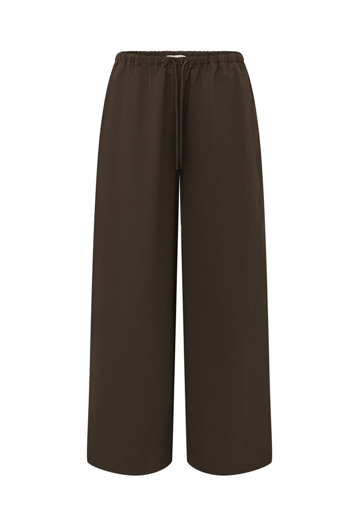 Mid-Rise Drawcord Pant Ciocco