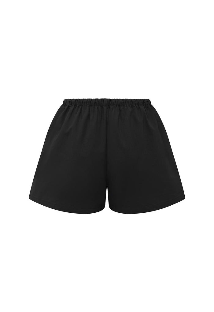 Mid-Rise Drawcord Short Nera