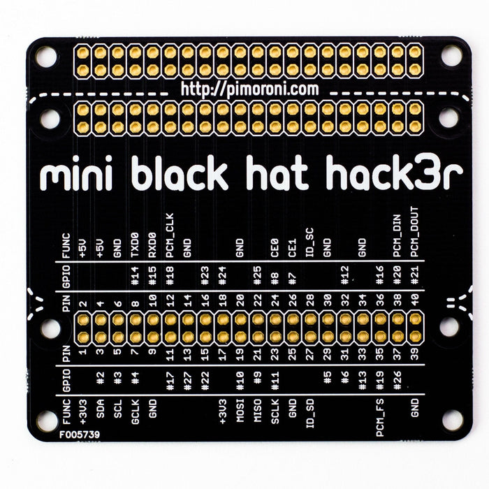 Mini Black HAT Hack3r by Pimoroni - The Pi Hut