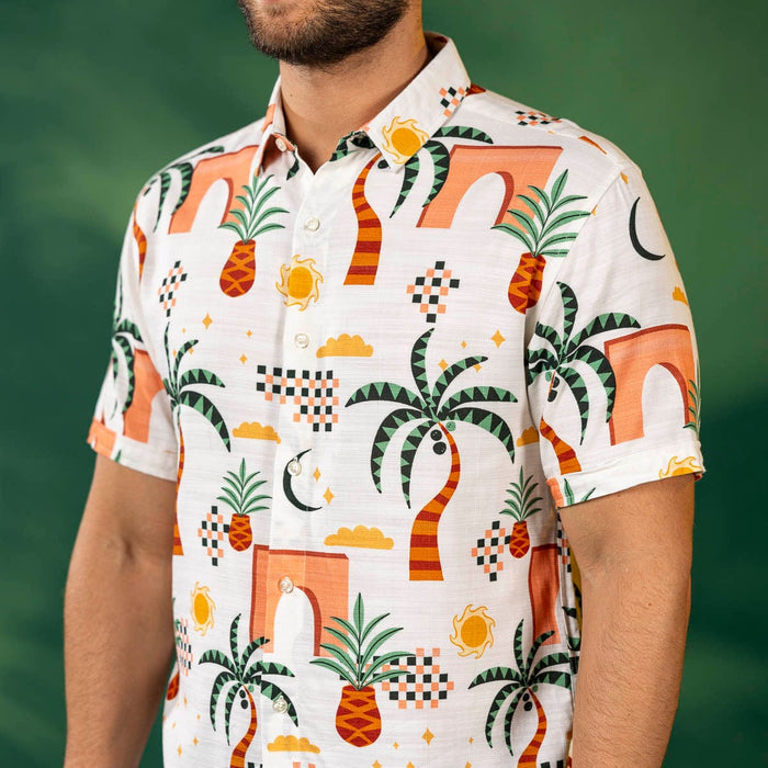 RSVLTS RSVLTS Bamboo Short Sleeve Shirt Mirage – Bamboo Short Sleeve Shirt Mirage – Bamboo Short Sleeve Shirt