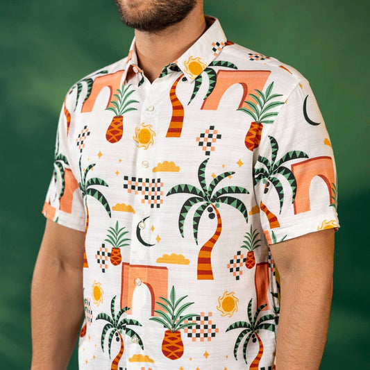 RSVLTS RSVLTS Bamboo Short Sleeve Shirt Mirage – Bamboo Short Sleeve Shirt Mirage – Bamboo Short Sleeve Shirt