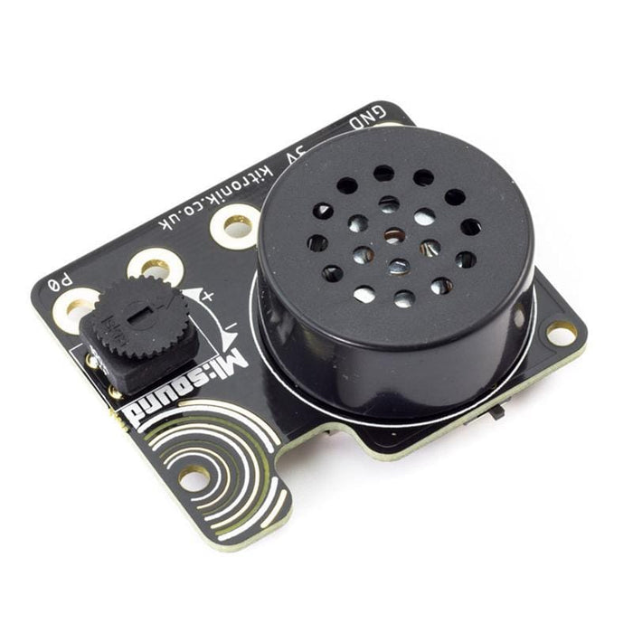 MI:sound Speaker Board for BBC micro:bit V2 by Kitronik - The Pi Hut
