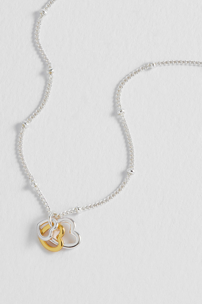 Mixed Triple Heart Necklace