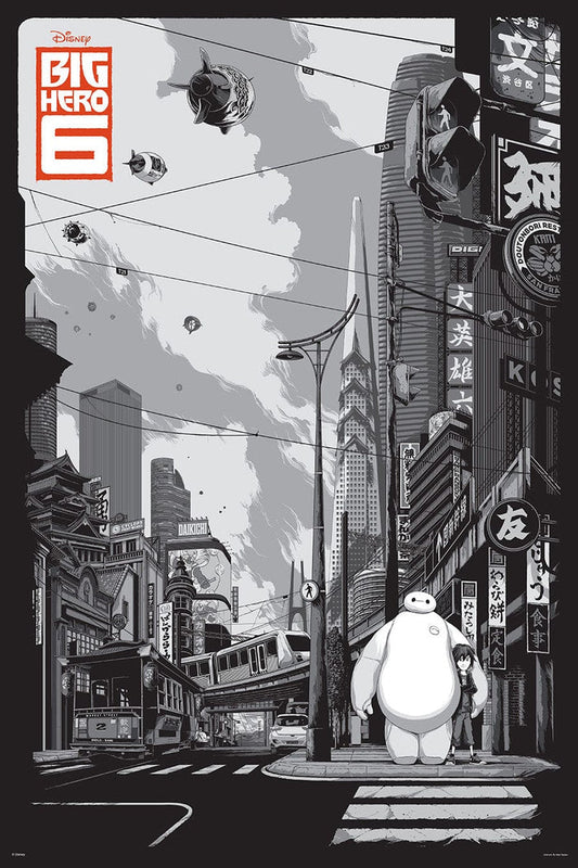 Mondo X Cyclops Print Works Print #06: Big Hero 6 (Variant)