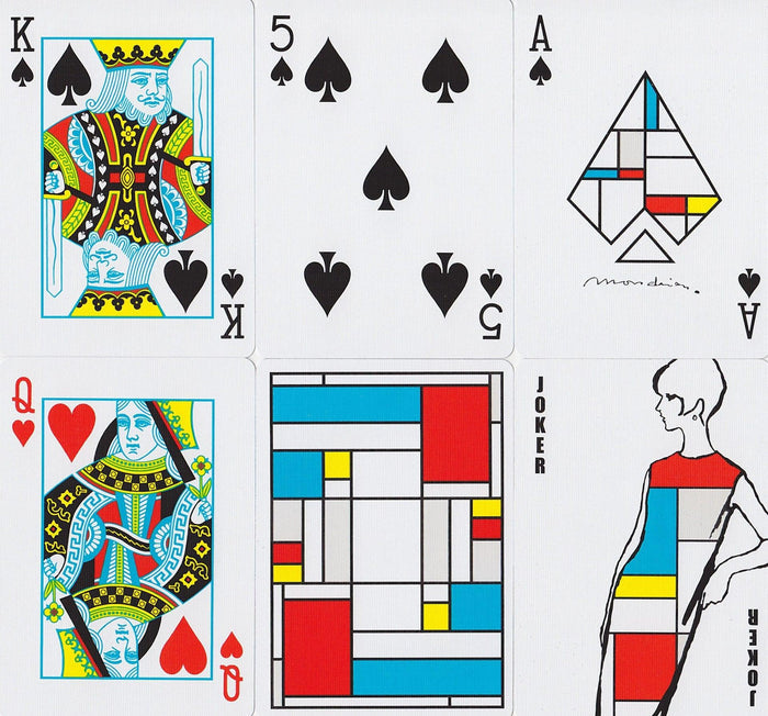 Mondrian Playing Cards* Playing Cards by US Playing Card Co.