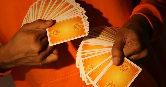 Moranges First Edition (Aqua Finish) Playing Cards by Cartamundi
