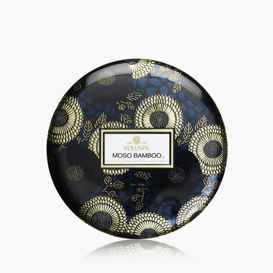 Moso Bamboo - 3 Wick Tin Candle