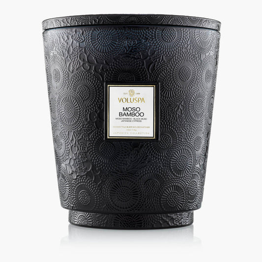 Moso Bamboo - 5 Wick Hearth Candle