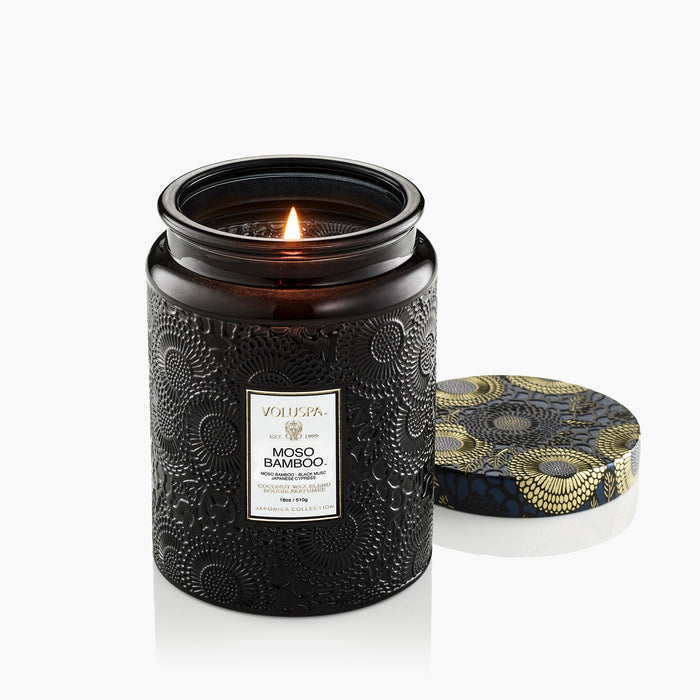 Moso Bamboo - Large Jar Candle