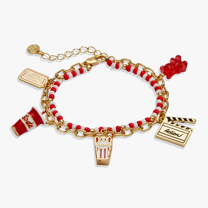 Movie Multi-Strand Charm Bracelet