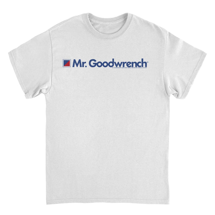 Mr Goodwrench Text Logo Retro Auto White T-Shirt