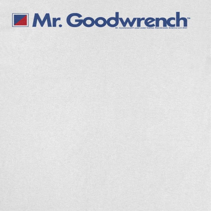 Mr Goodwrench Text Logo Retro Auto White T-Shirt