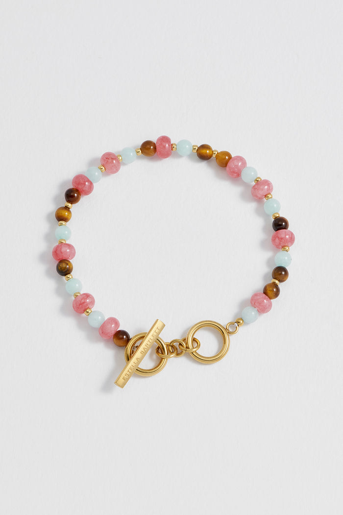 Multi Facet Gemstone Bracelet
