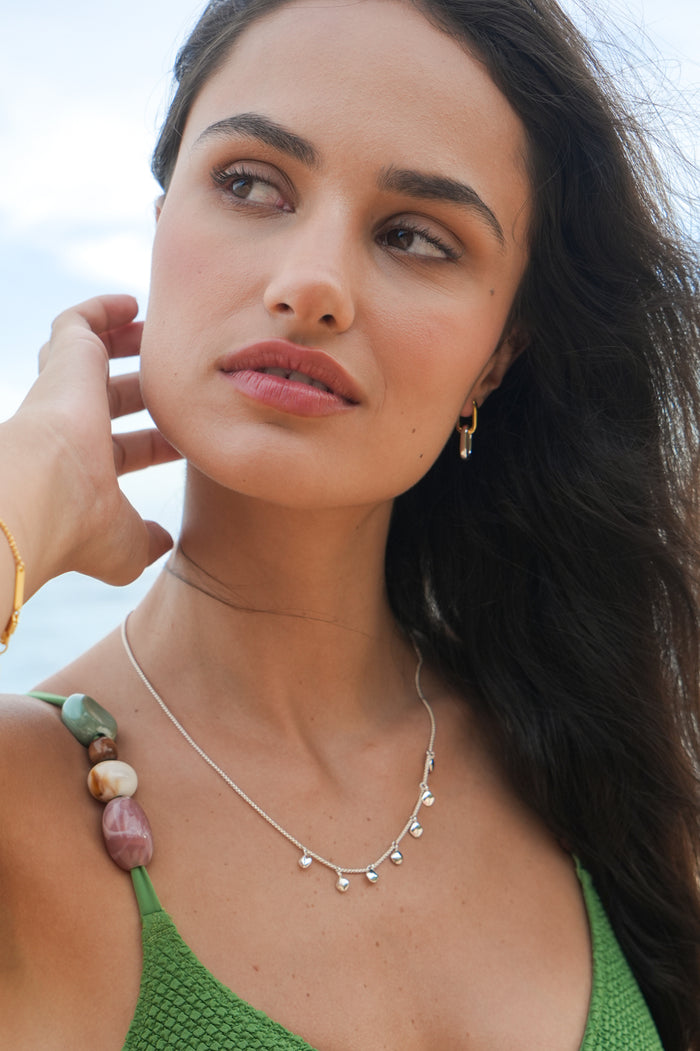 Multi Pebble Necklace