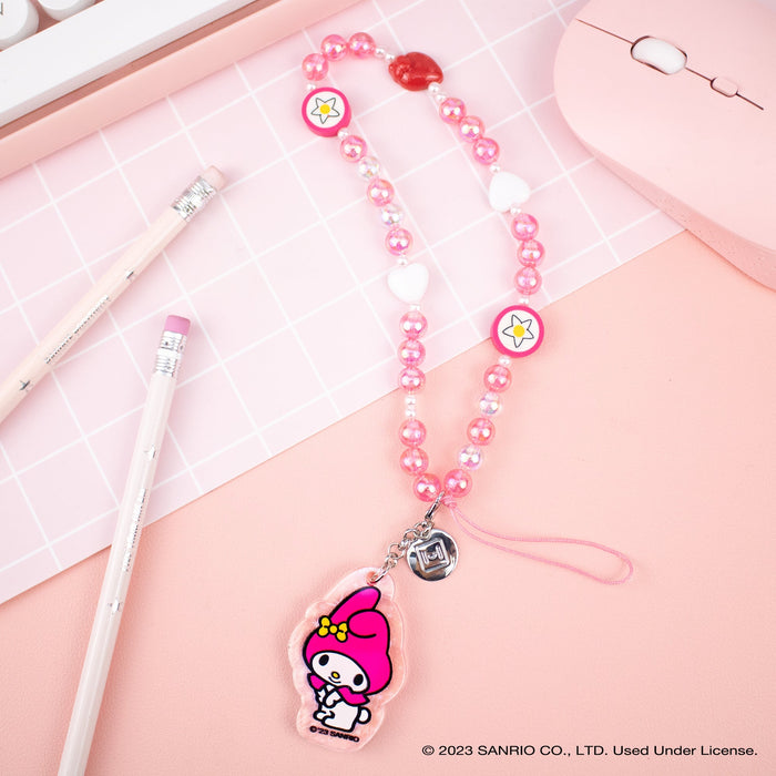 My Melody Beaded Charm Mobile Phone Wrist Strap Accessory HAMEE
