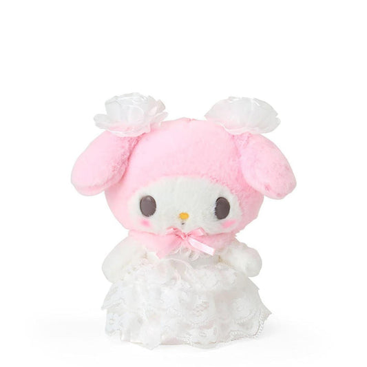 My Melody White Plush Mascot Keychain (Lady My Melody Series) Accessory Japan Original