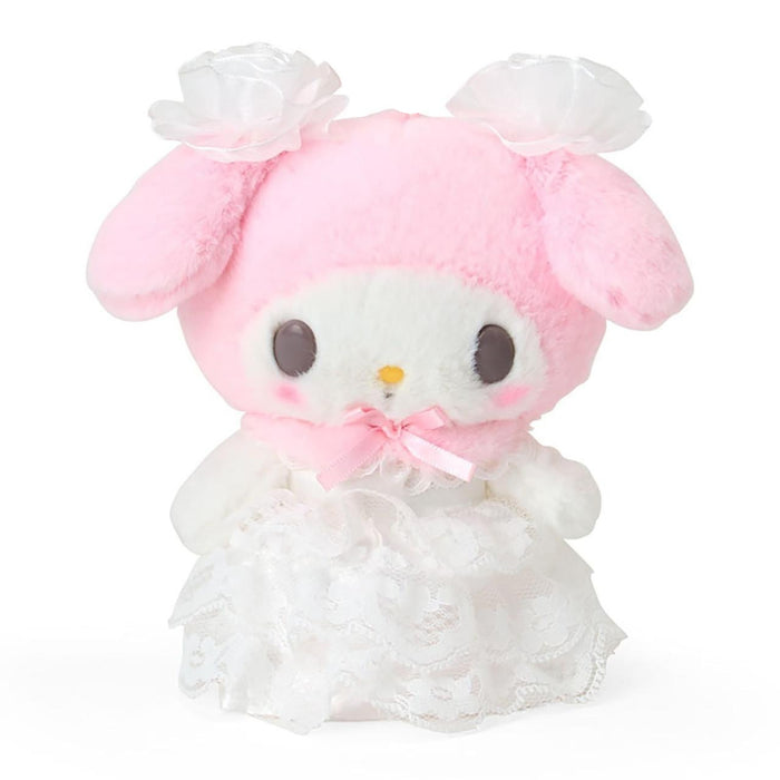 My Melody White Plush Mascot Keychain (Lady My Melody Series) Accessory Japan Original
