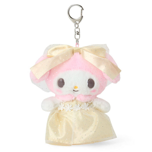 My Melody Yellow Plush Mascot Keychain (Lady My Melody Series) Accessory Japan Original