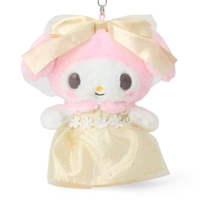 My Melody Yellow Plush Mascot Keychain (Lady My Melody Series) Accessory Japan Original