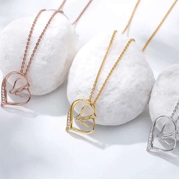 Necklace: Mare And Foal ~ NEW!