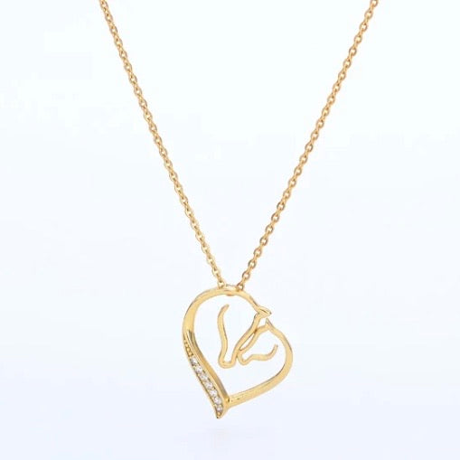 Necklace: Mare And Foal ~ NEW!