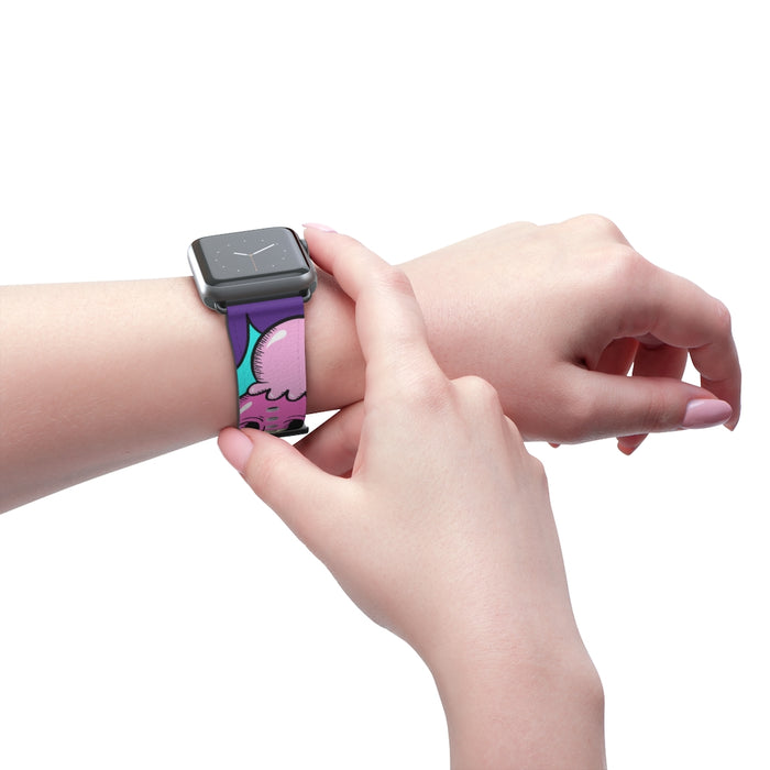 Nerdee's "I-Scream" Watch Band - (Design 01) Purple