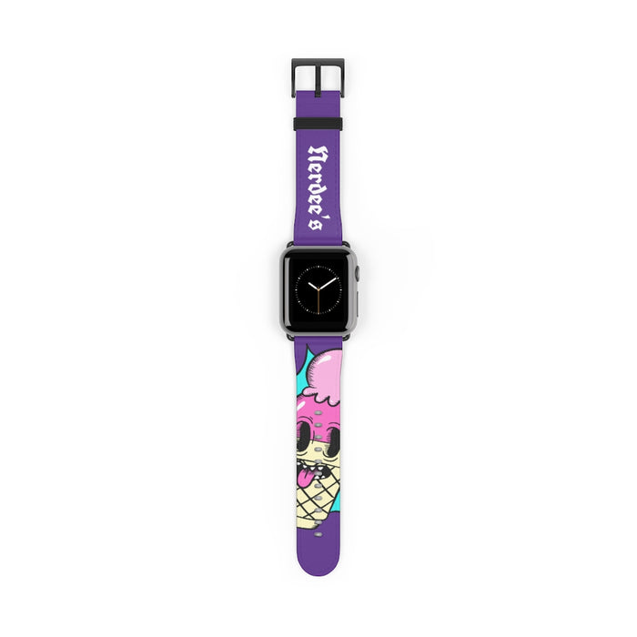 Nerdee's "I-Scream" Watch Band - (Design 01) Purple