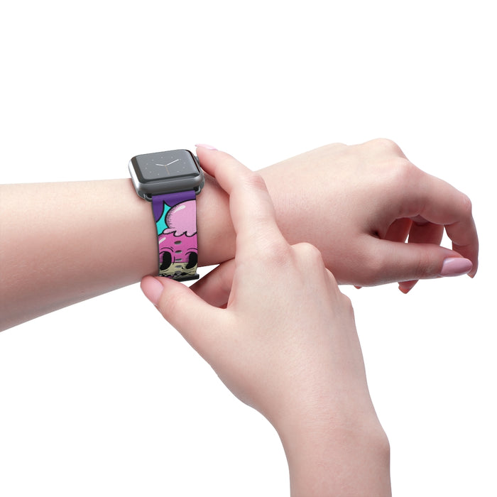 Nerdee's "I-Scream" Watch Band - (Design 01) Purple